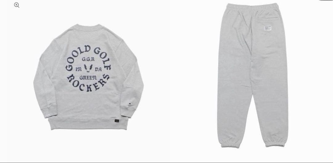 メンズウェア GOOLD GOLF ROCKERS CREW NECK SET GRAY XL