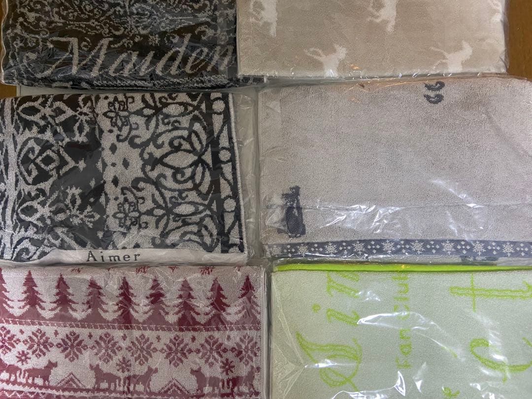 Aimer タオル セット21点未開封品。クッション付き