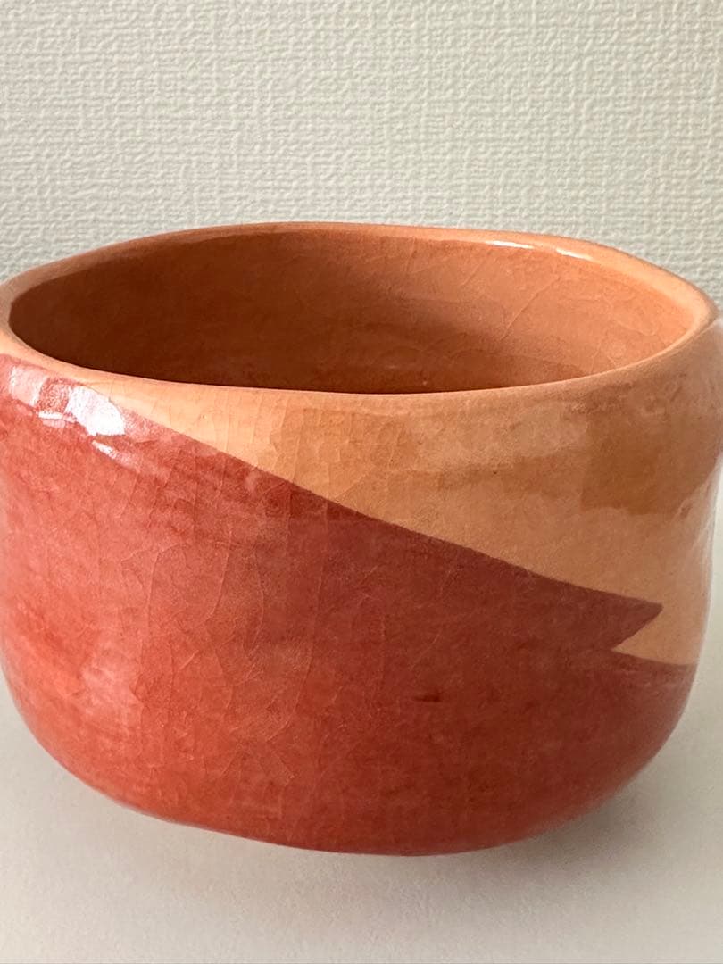 未使用　兜の絵　黒楽　茶道具　京焼　桂窯　伊東桂楽造　茶碗　子供の日　端午の節句