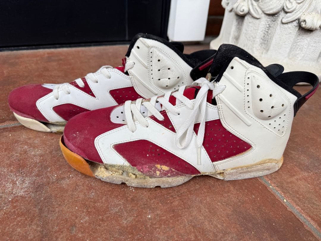 エア ジョーダン6 カーマイン　910810 加水分解　韓国製