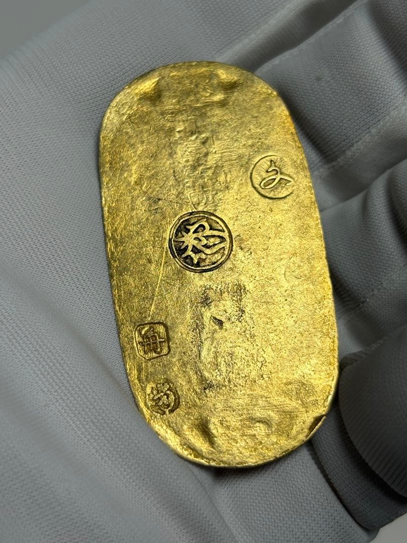 文政小判金、草文小判、本物、古銭、貨幣、金貨