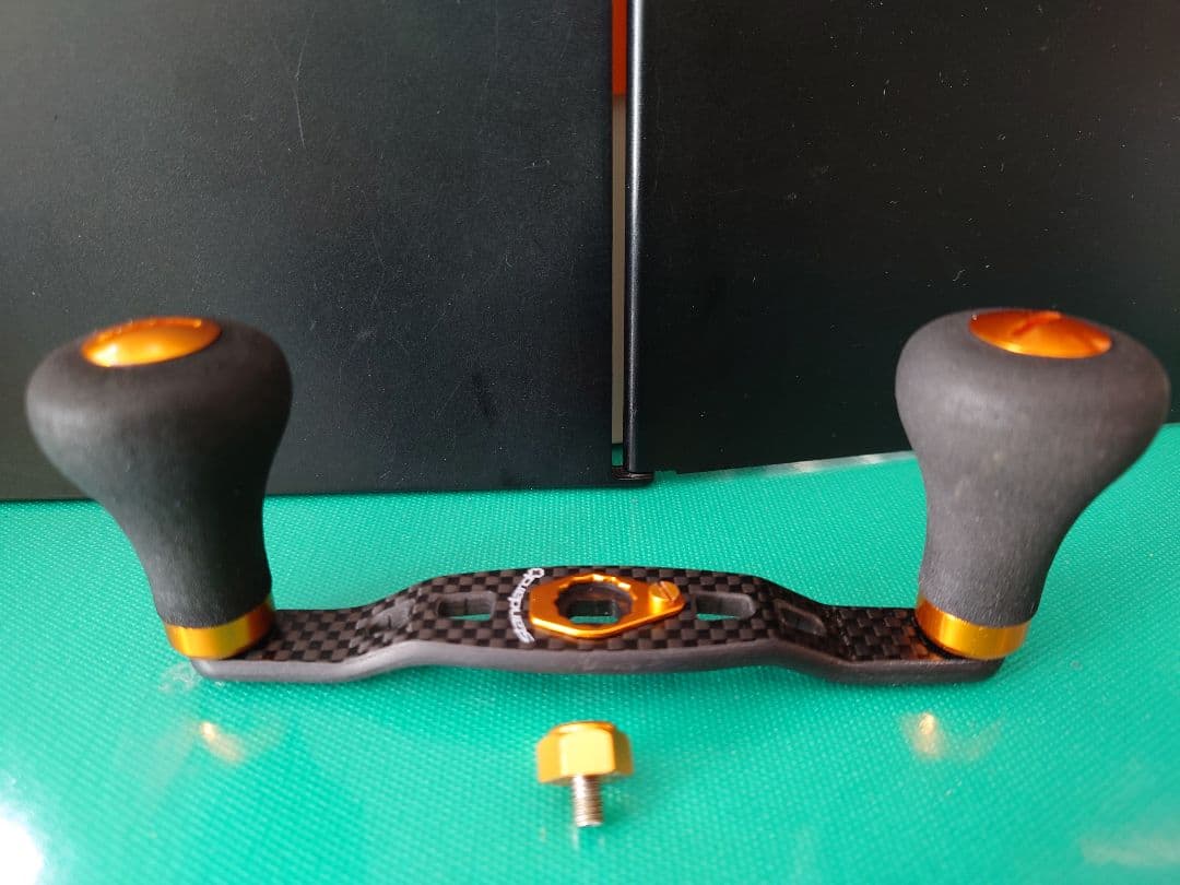 スタジオコンポジット カーボンダブルハンドルEVノブ 110mm✕50mm