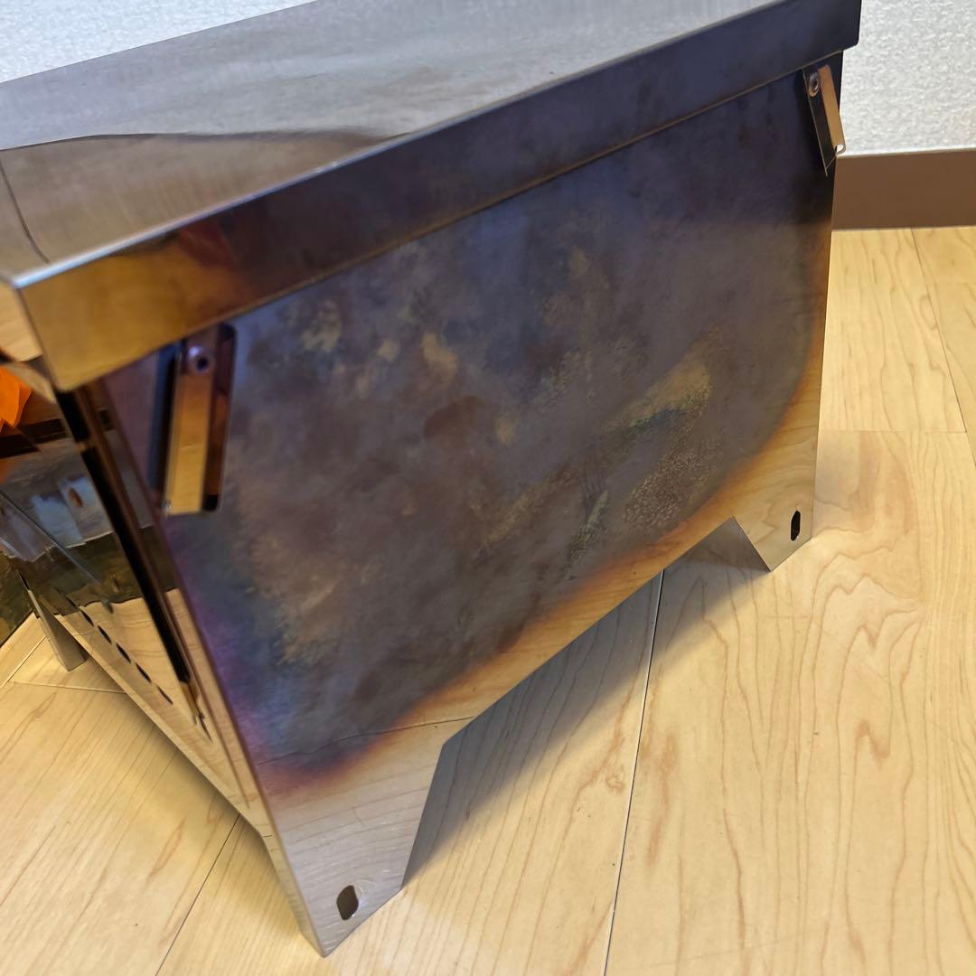 笑's 薪ストーブ 焚き火の箱 easy neo 煙突付き