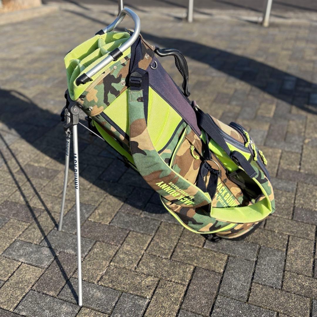 ジャックバニー Drifterコラボ パーリーゲイツ キャディバック 迷彩