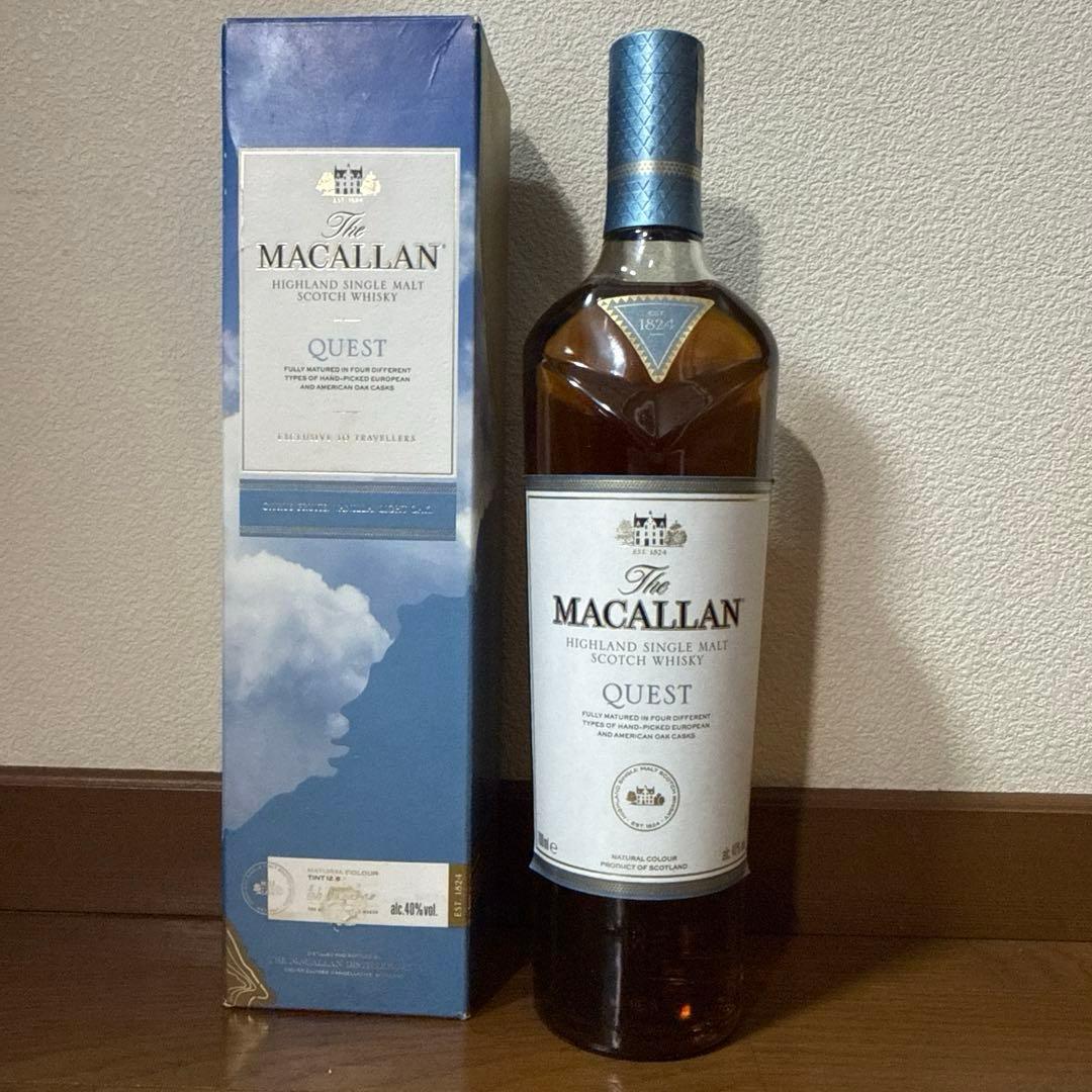 The Macallan Quest シングルモルトウイスキー700ml 箱付