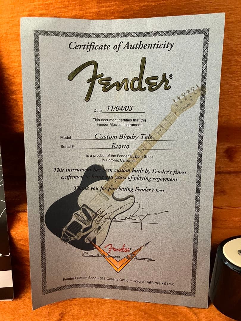 【希少】Fender Custom Shop Bigsby Telecaster