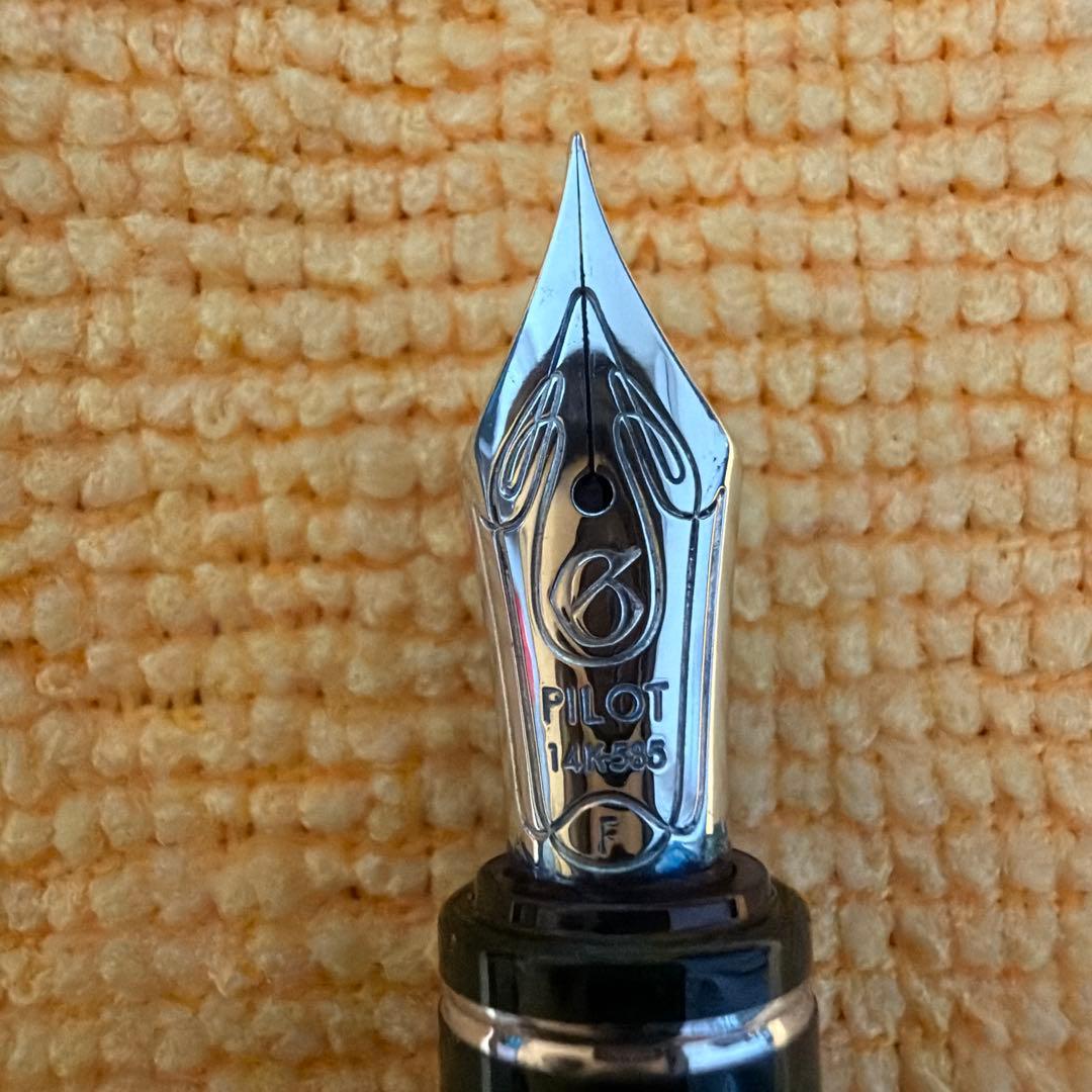 PILOT グランセ　万年筆 14金 F 細字　コンバーター付き