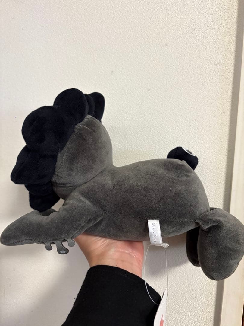 EXPO2025 ミャクミャク 這型ぬいぐるみ 黒　黒ミャクMサイズ