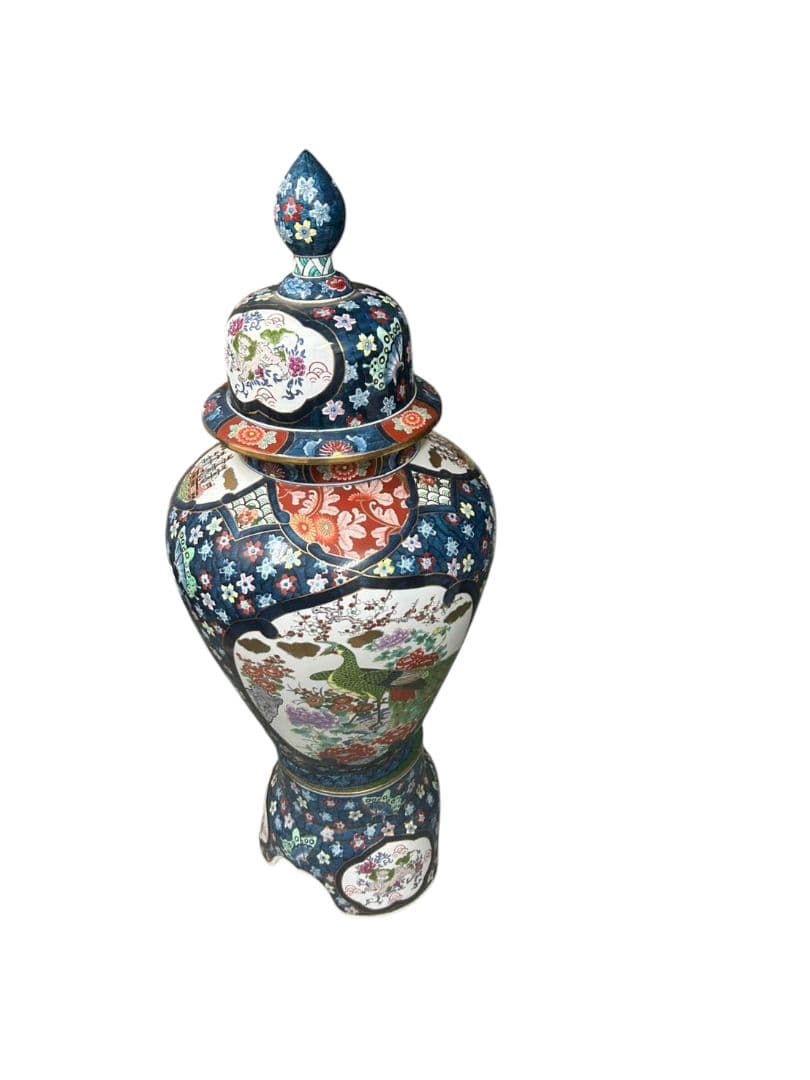 金龍窯博山作 飾壷 伝統工芸美術