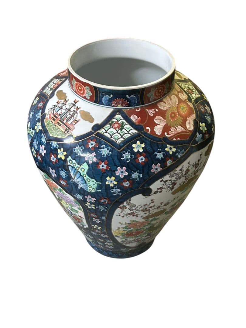 金龍窯博山作 飾壷 伝統工芸美術