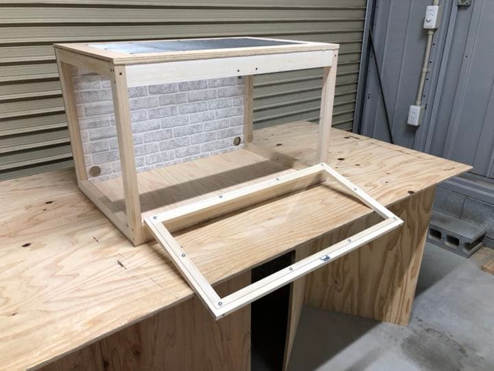 木製ケージ 爬虫類 小動物 シマリス カスタムベースにどうぞ！