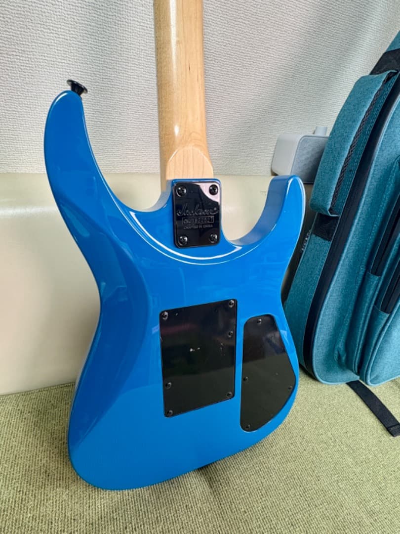 Jackson レフティ　左用　エレキギター 青 ギターケース付き　ジャクソン