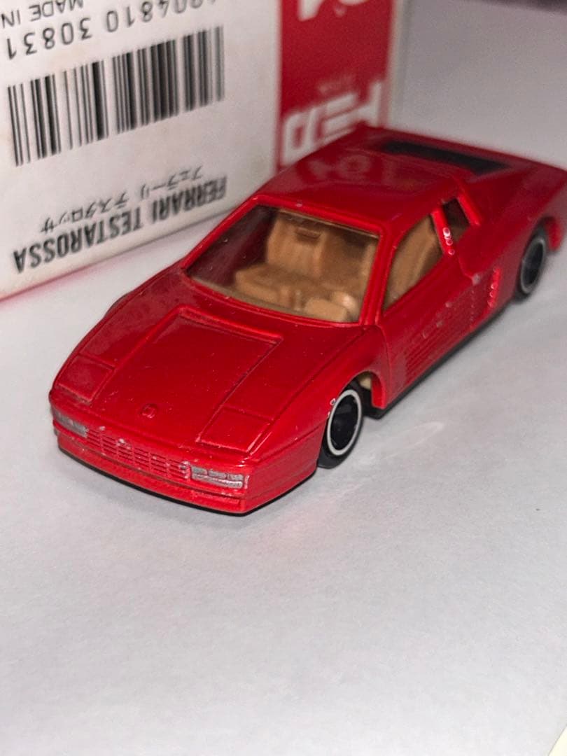 トミカ 日本製 赤箱 91 フェラーリ テスタロッサ　美品