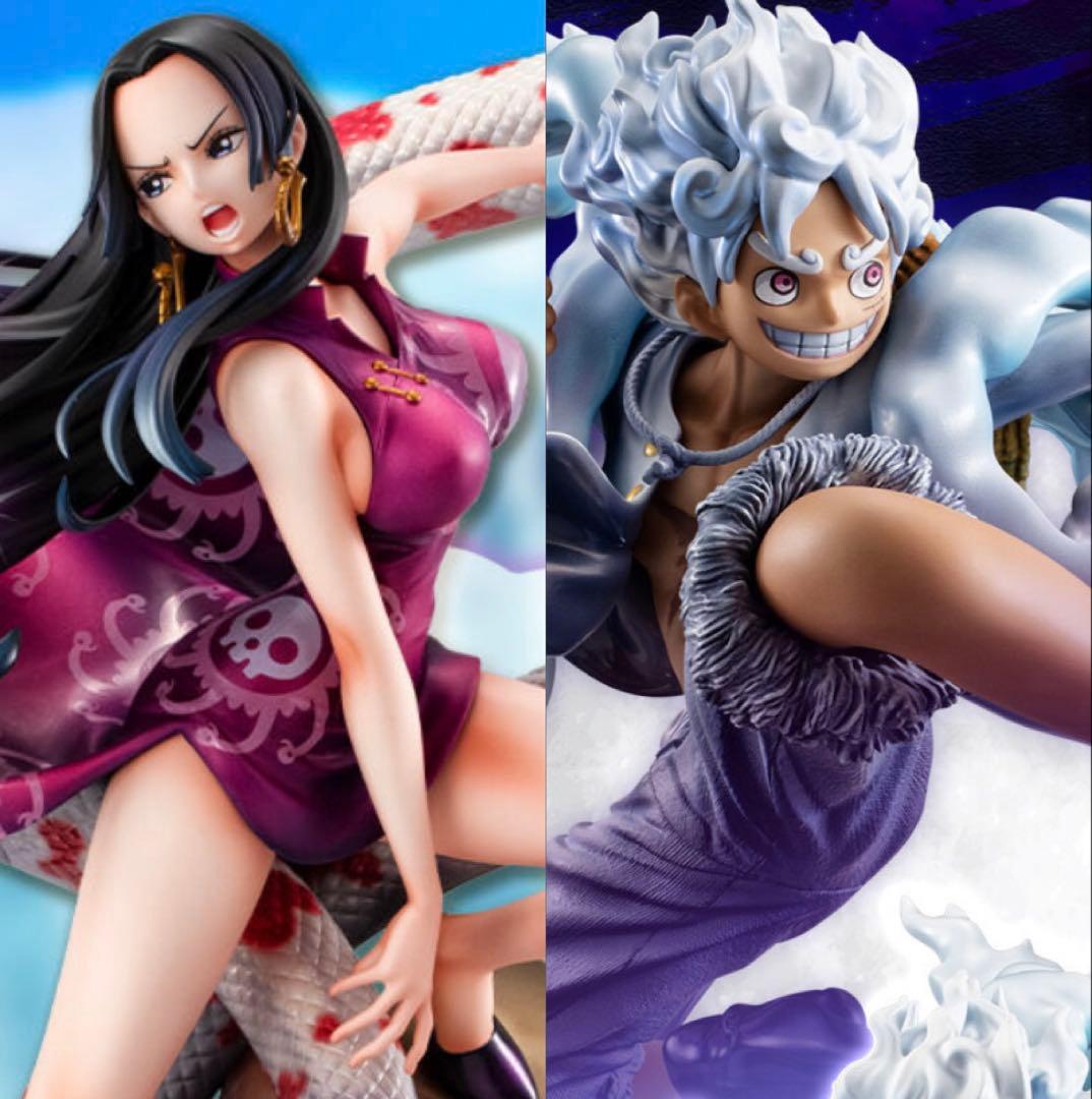 POP MAXIMUM ハンコック　ルフィ(ギア5) フィギュア