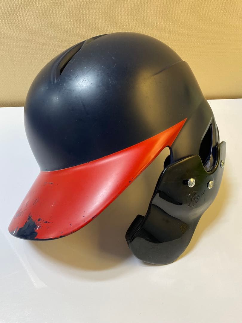 ゼット 軟式ヘルメット オーダー フェイスガード C-FLAP 野球ヘルメット