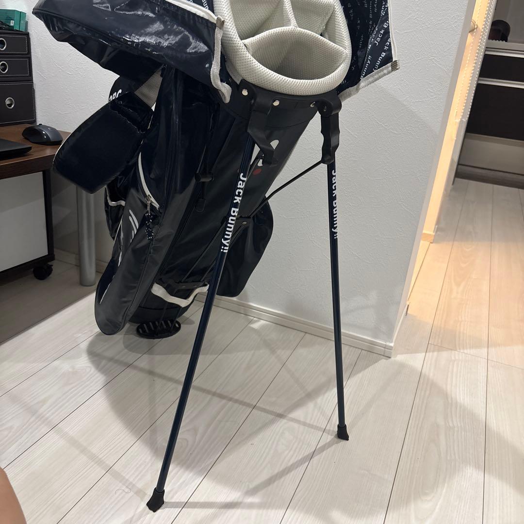 Jack Bunny!! キャディバッグ ネイビー/ホワイト