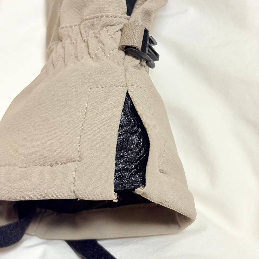 サロモン ゴアテックス グローブ レザー サンドベージュ スキー スノボ