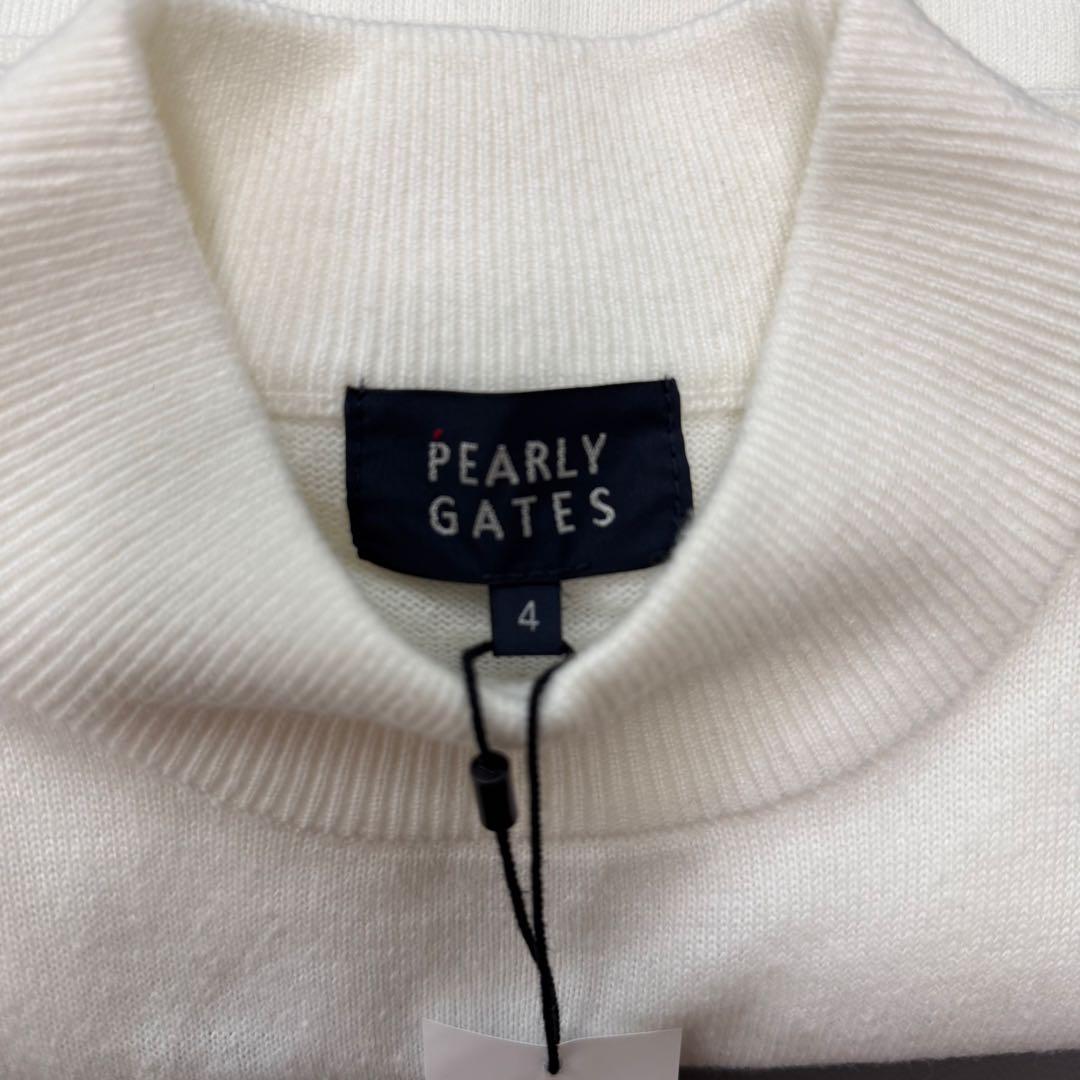 新品未使用✨パーリーゲイツ ツインニット 裏地付きベスト 白 M