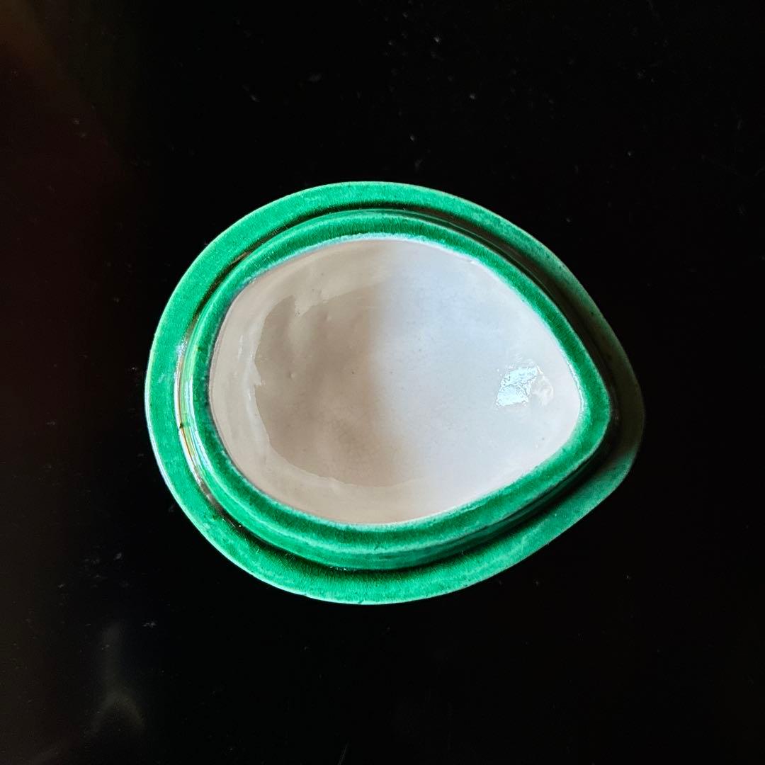 茶道　香合　\"桃\" 交趾