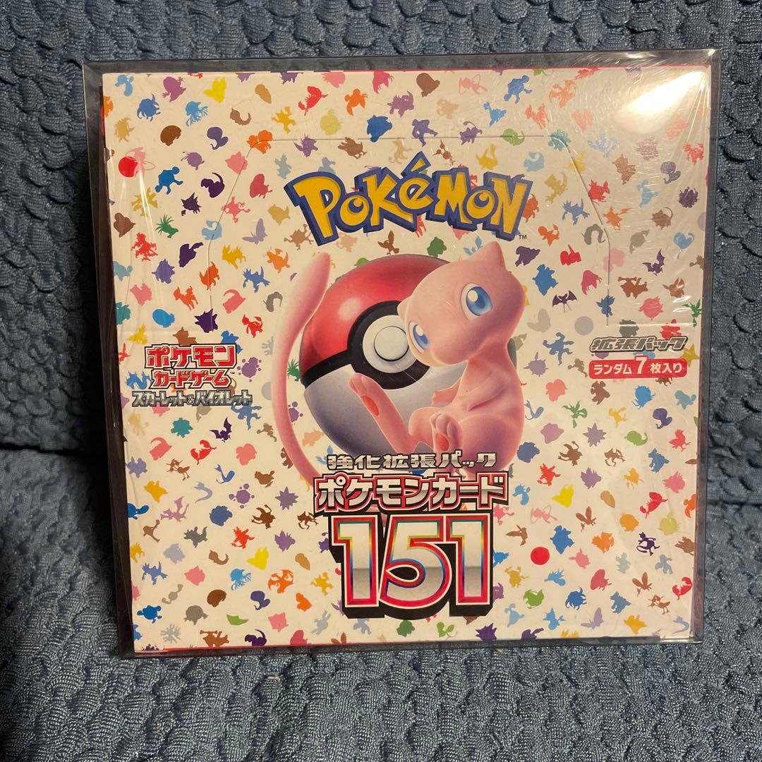 ポケモンカード151BOX未開封シュリンク付