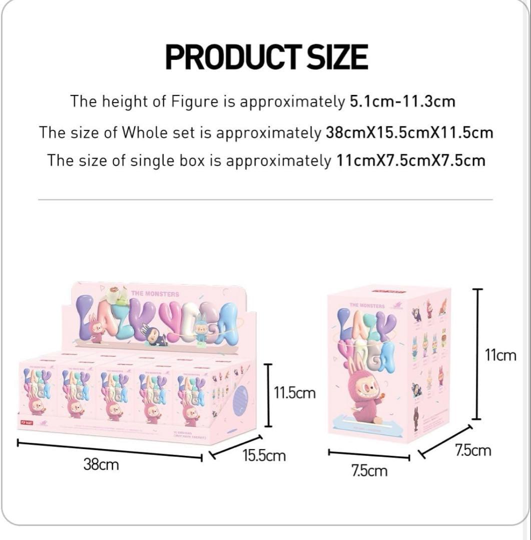 THE MONSTERS Lazy Yoga シリーズ アソートボックス　ラブブ