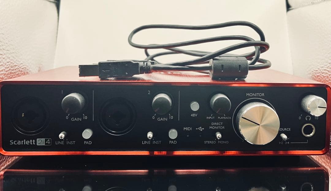 DJ機材 Ficusrite Scarlett 2i4 Gen2