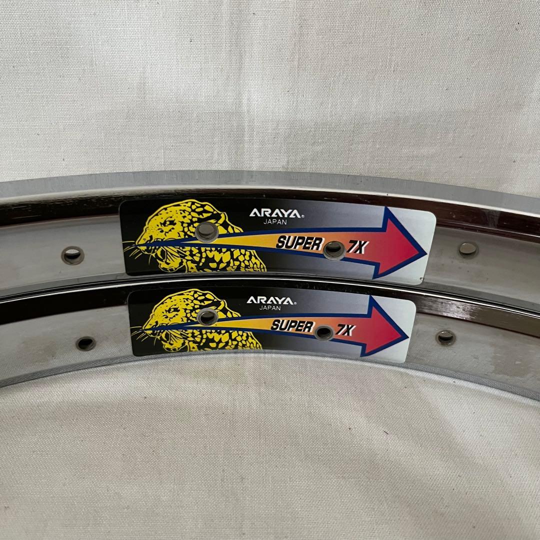 bmx araya super 7x rim 32h アラヤ リム 未使用 2本