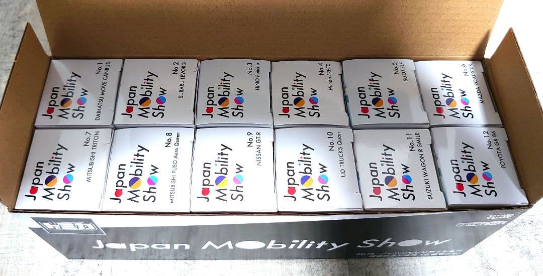 2025 ジャパンモビリティショー　開催記念トミカ　12台セット　未開封