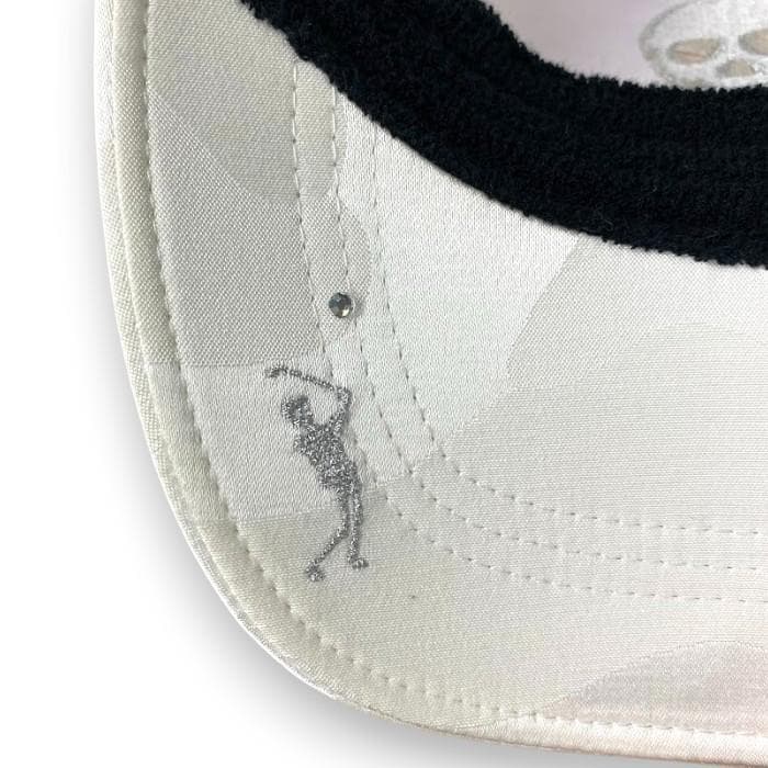 超美品 マーク＆ロナ スカル刺繍 迷彩 メッシュ キャップ 帽子 ゴルフ