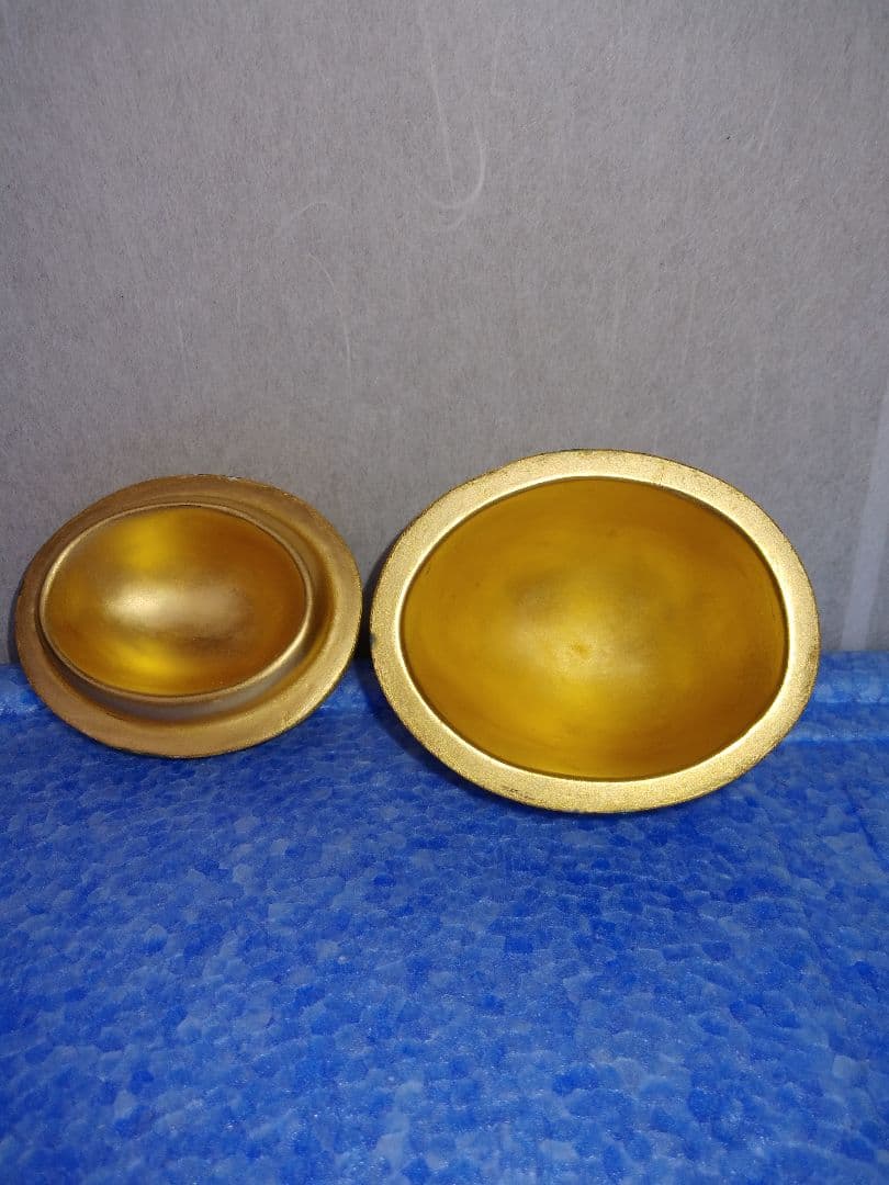 茶道具　金砂塗梅林文香合