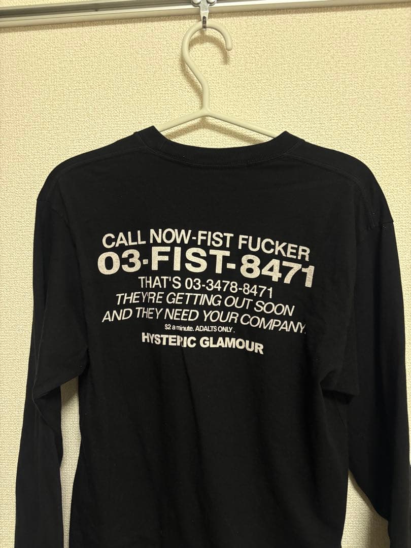 HYSTERIC GLAMOUR ブラック Tシャツ