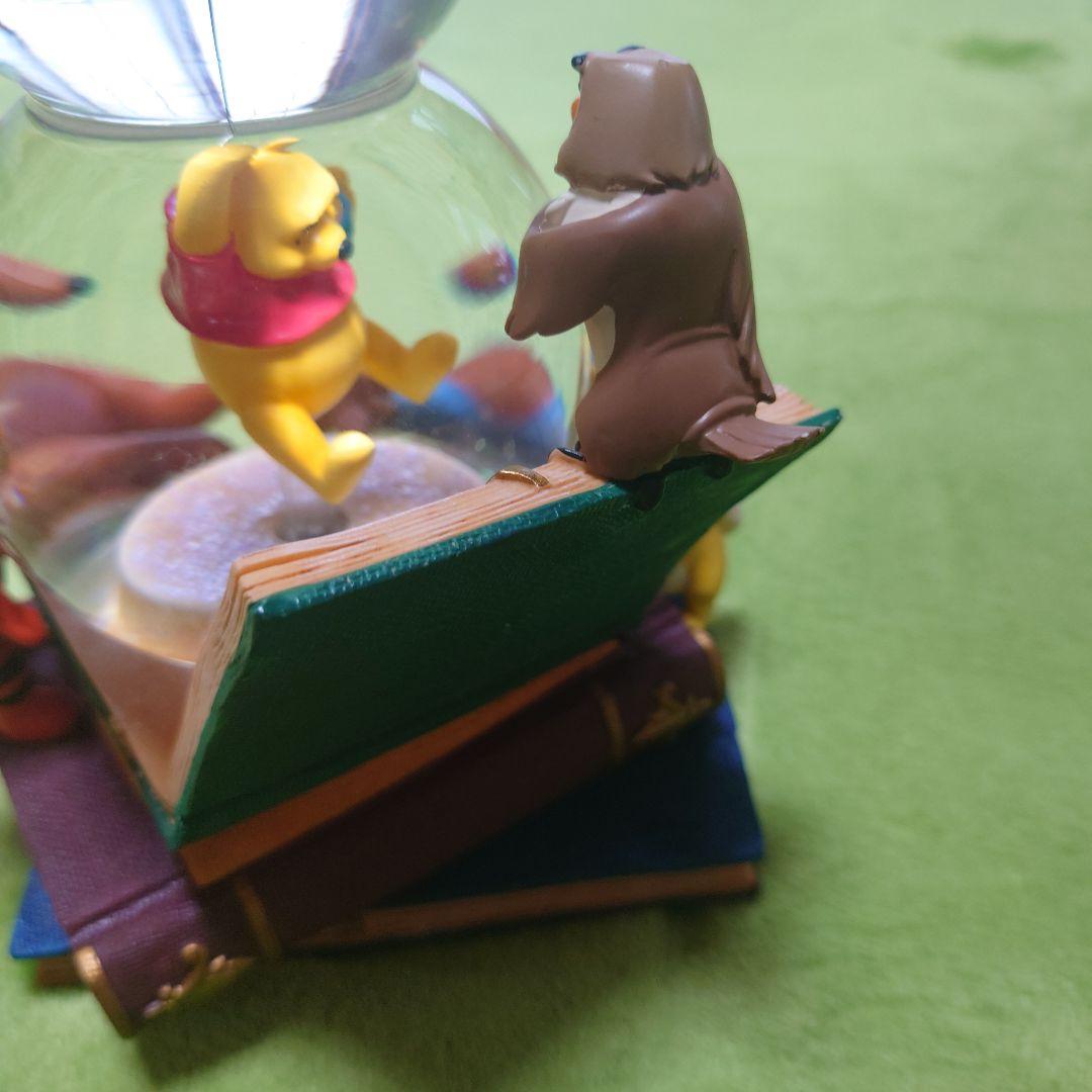 スノードーム　ディズニー　プーさん　オルゴール付き　回転　イーヨー　ティガー