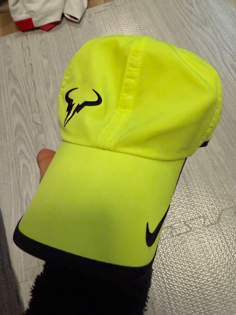 ナイキ ラファエル・ナダル キャップ 蛍光イエロー