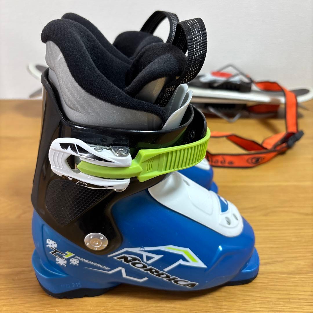 男の子　ジュニアスキーセット　SALOMON 16-17.5cmブーツ付