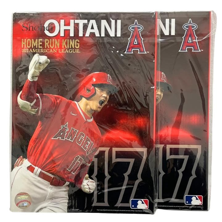 【N】大谷翔平 2023 ホームランキング プレミアムフレーム 新品 2冊セット