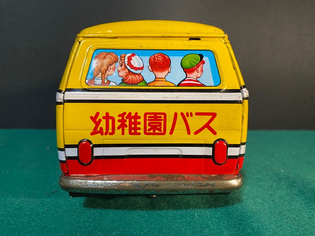 【超希少】　フォルクスワーゲン　幼稚園バス　ブリキ 骨董品 20cm