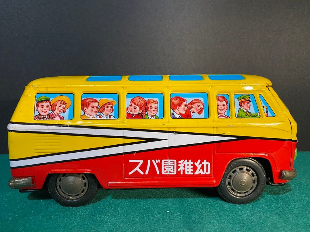 【超希少】　フォルクスワーゲン　幼稚園バス　ブリキ 骨董品 20cm