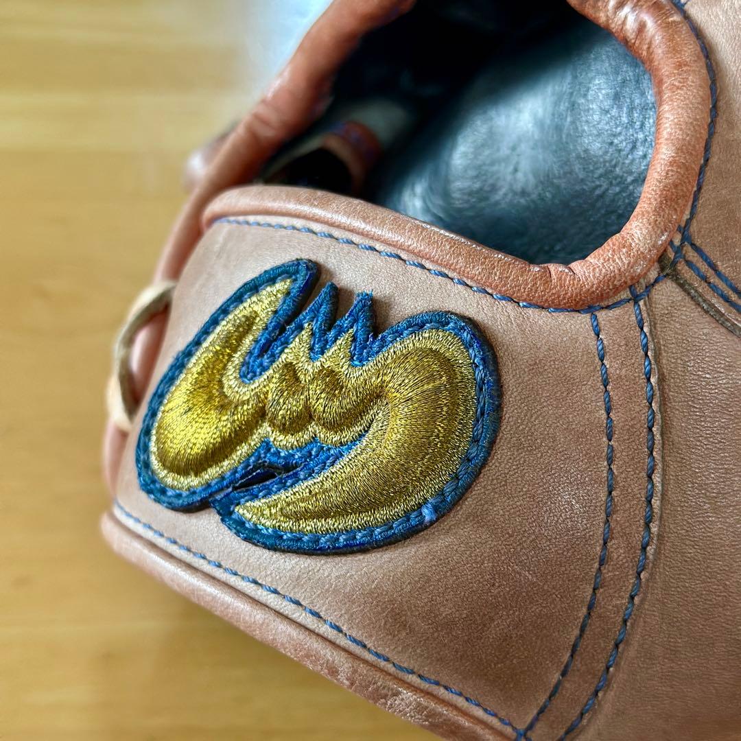 Zeems ジームス 軟式用グローブ オールラウンド 赤 やや色褪せあり