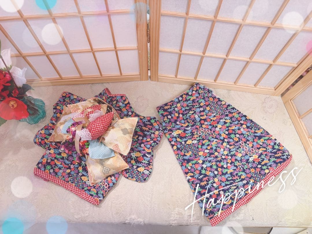 B440.pon2pan2☆犬お着物☆犬オーダーお着物☆犬お引き摺りお着物