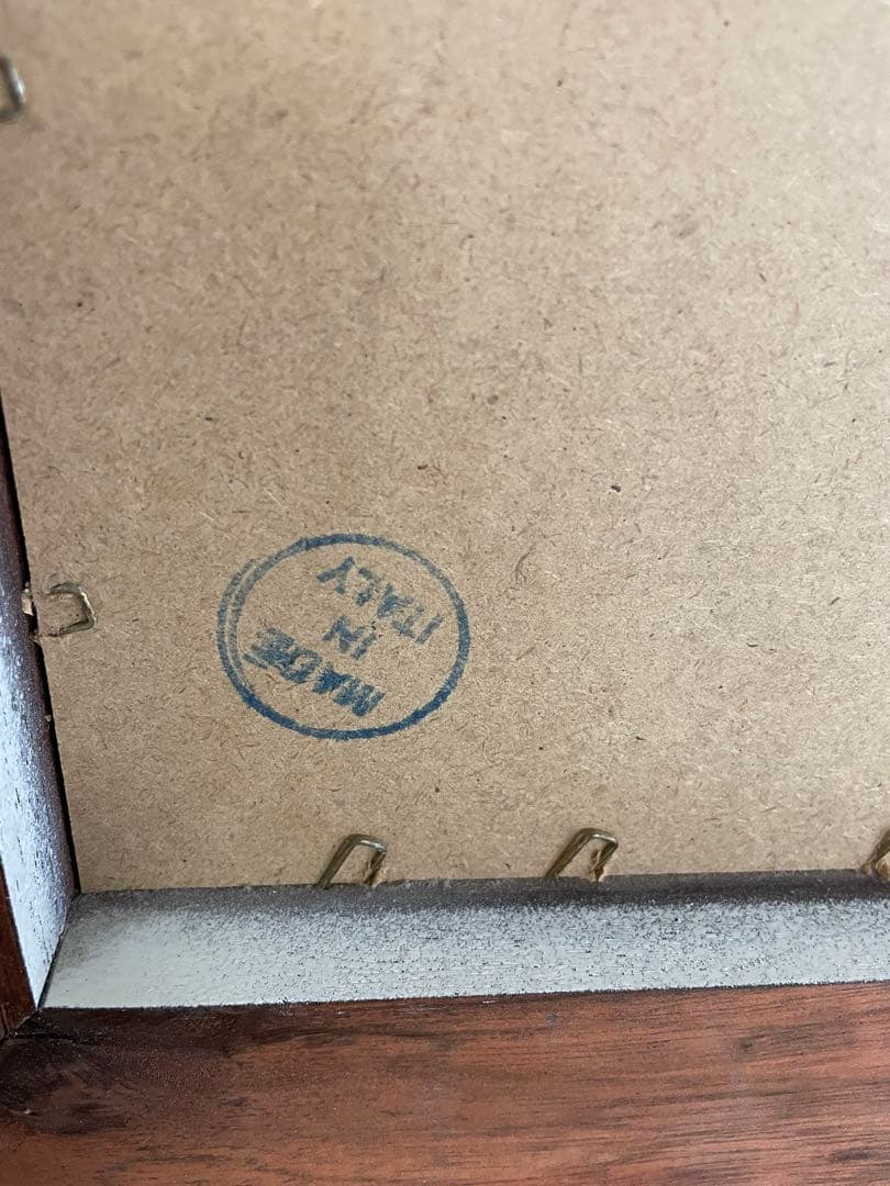 ゴールデンレトリバー 子犬 ポスター 木製フレーム ロングフレーム イタリー製