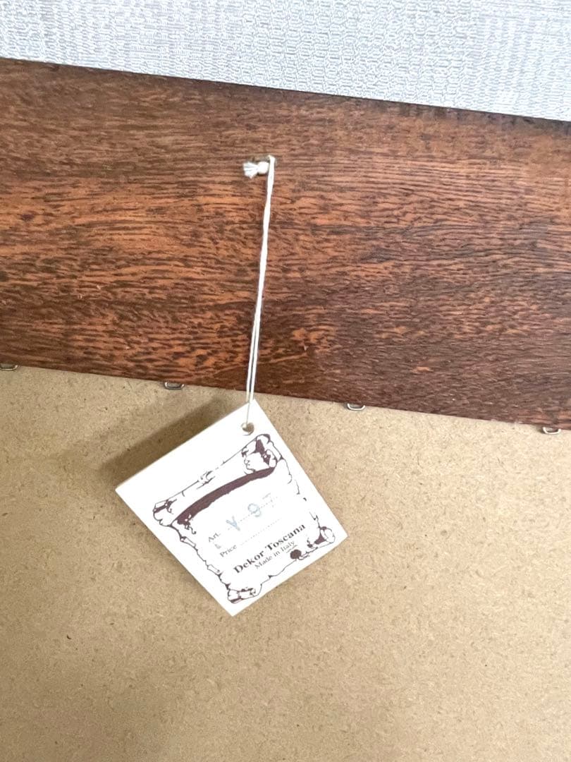 ゴールデンレトリバー 子犬 ポスター 木製フレーム ロングフレーム イタリー製