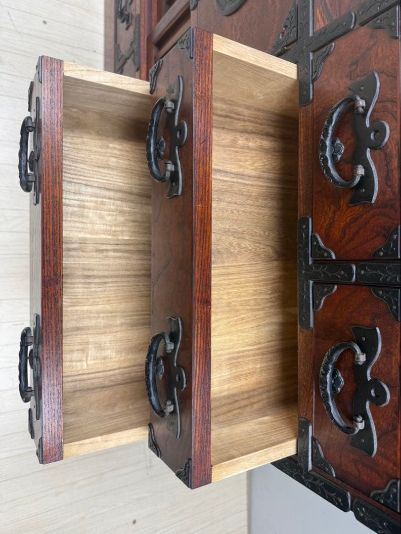 岩谷堂箪笥 階段箪笥 かくし付き