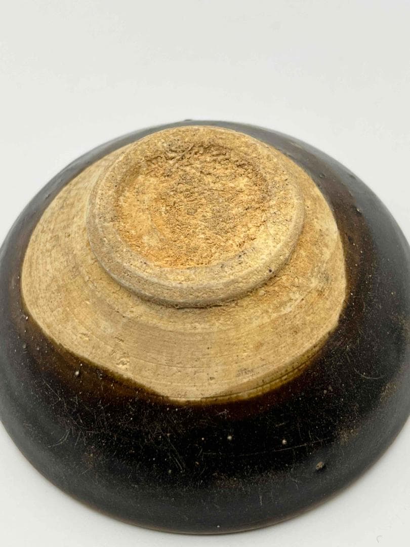 小米栗子　南宋時代　禾目天目茶碗　建窯茶盞 【旧家蔵出し】 (D-50)