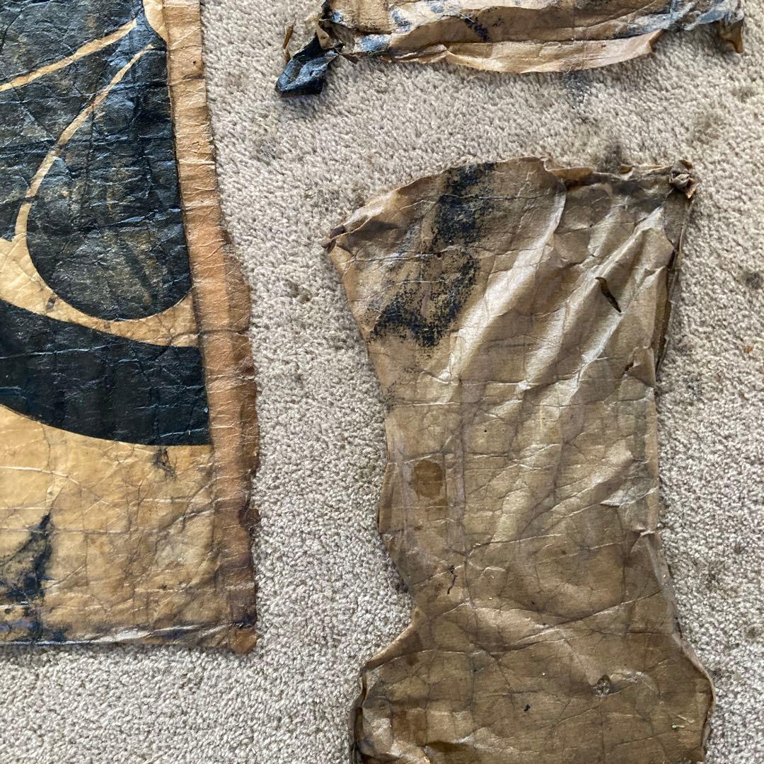 江戸時代 仏壇の中に眠っていた家紋 丸に剣片喰紋 日本 家紋 コレクション