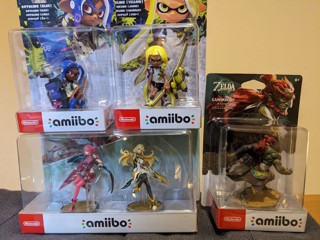 amiibo　ホムラヒカリ　ガノンドロフ　インクリング　オクトリング　4セット