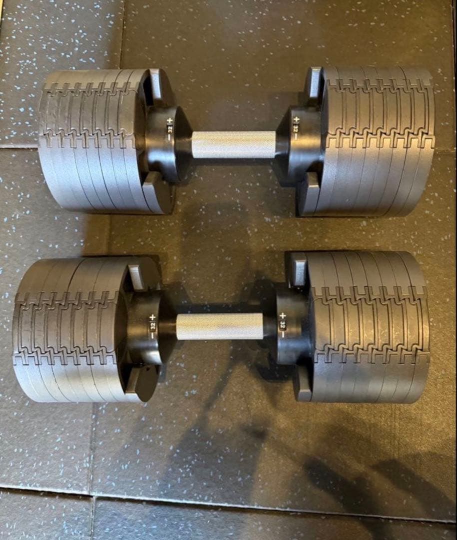 匿名 送料無料 NUO FLEXBELL 可変式ダンベル スタンド付 32kg