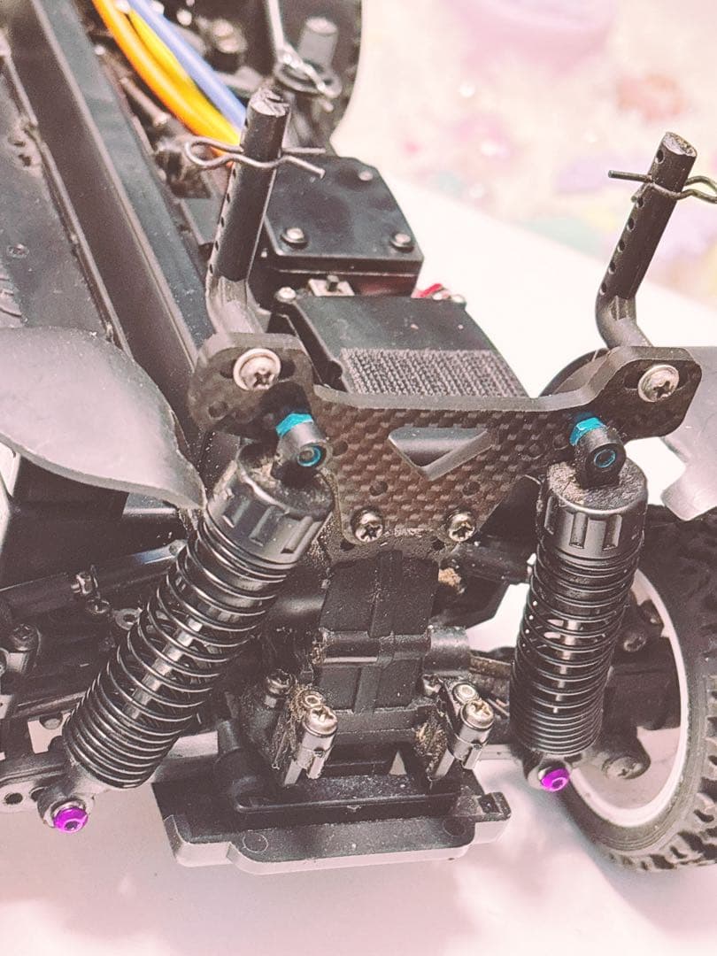 【タミヤ】XV-01 トヨタヤリスWRC ロングダンパー仕様