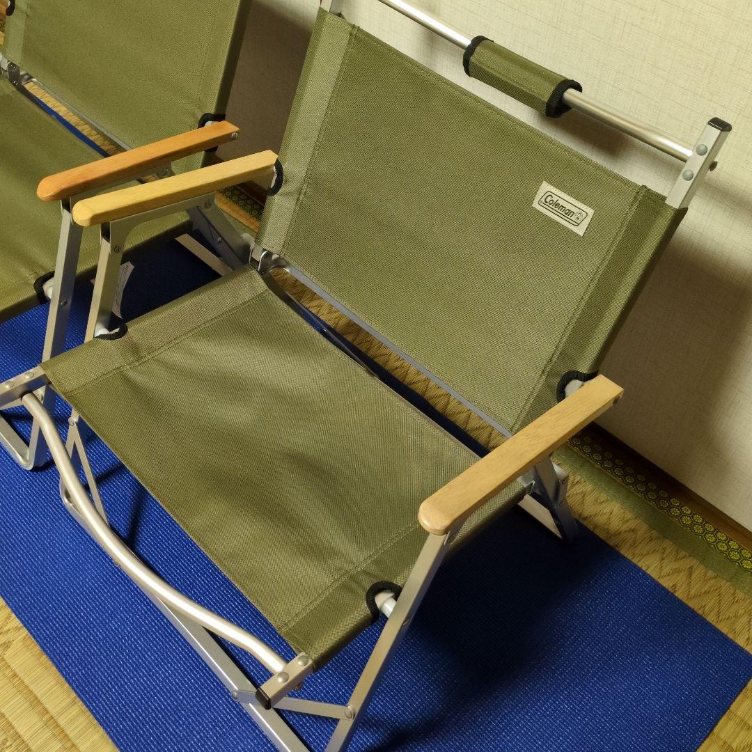 Coleman　コンパクトフォールディングチェア2脚セット　オリーブ