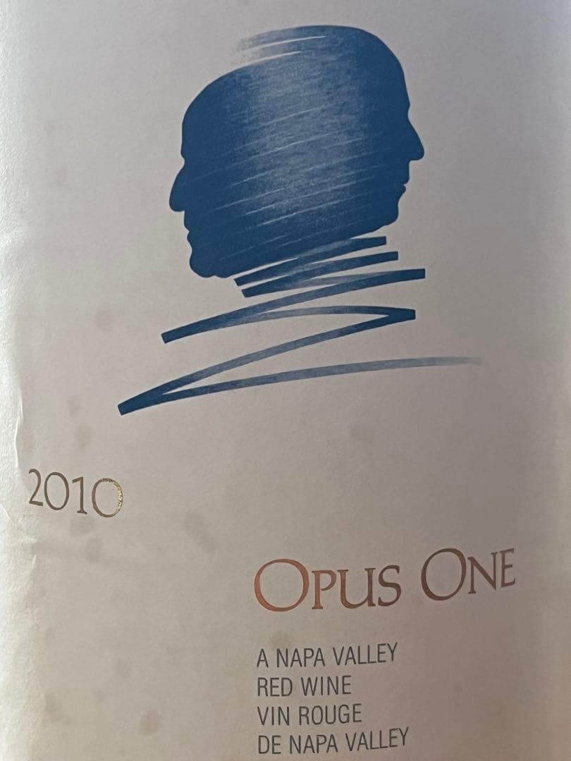 エチケット汚れありオーパスワンOpus One 2010 赤ワイン 750ml