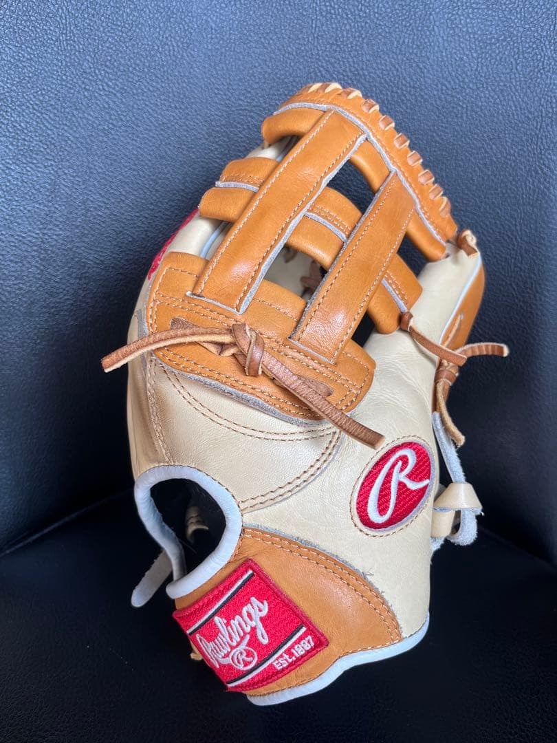 【美品】RAWLINGS ローリングス　グローブ　オールラウンド用　右利き　野球